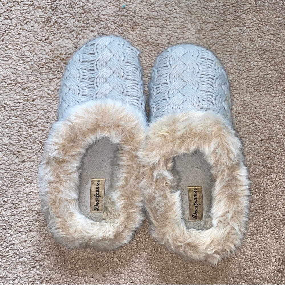 Size 7/8 house shoes / slippers with hard sole